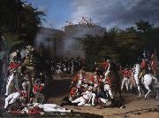 Robert Home The Death of Colonel Moorhouse at the Storming of the Pettah Gate of Bangalore Spain oil painting artist